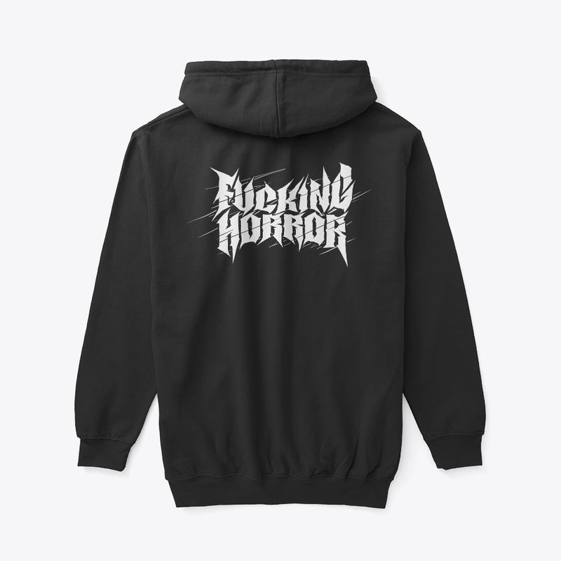 All horror hoodie black and white best sale