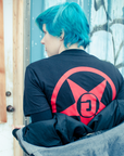 Godless Industries Black Tee Shirt Back