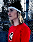 Godless Industries - The Black / White Two Tone Knit Beanie