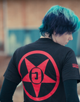 Godless Industries Black Tee Shirt Back