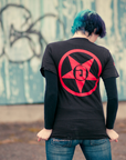Godless Industries Black Tee Shirt Back