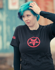 Godless Industries Black Tee Shirt Front