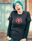 Godless Industries Black Tee Shirt Front