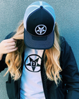 Godless Industries - The Black/White Snapback Hat
