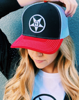 Godless Industries - The Black/Red/White Snapback Hat