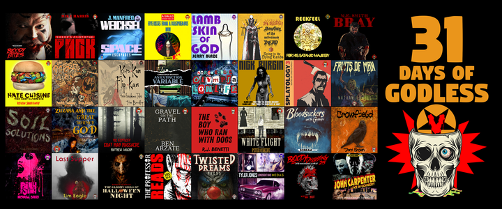 Horror books godless extreme horror books indie horror books underground horror books independent horror books splatterpunk horror books