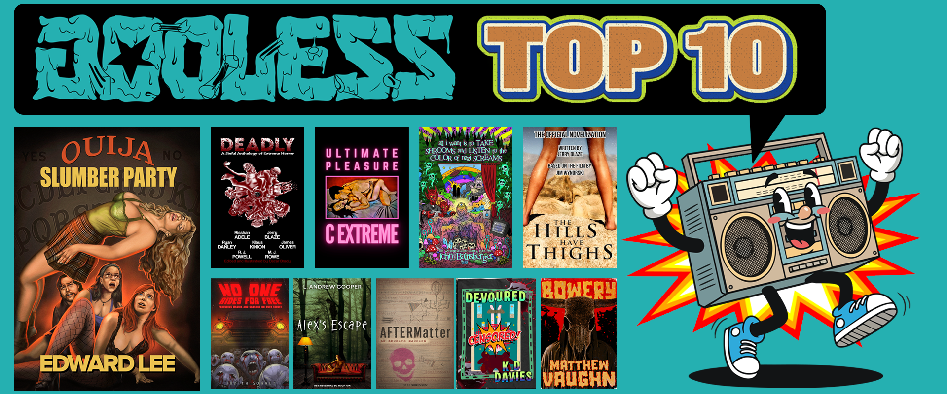 Horror books godless extreme horror books indie horror books underground horror books independent horror books splatterpunk horror books