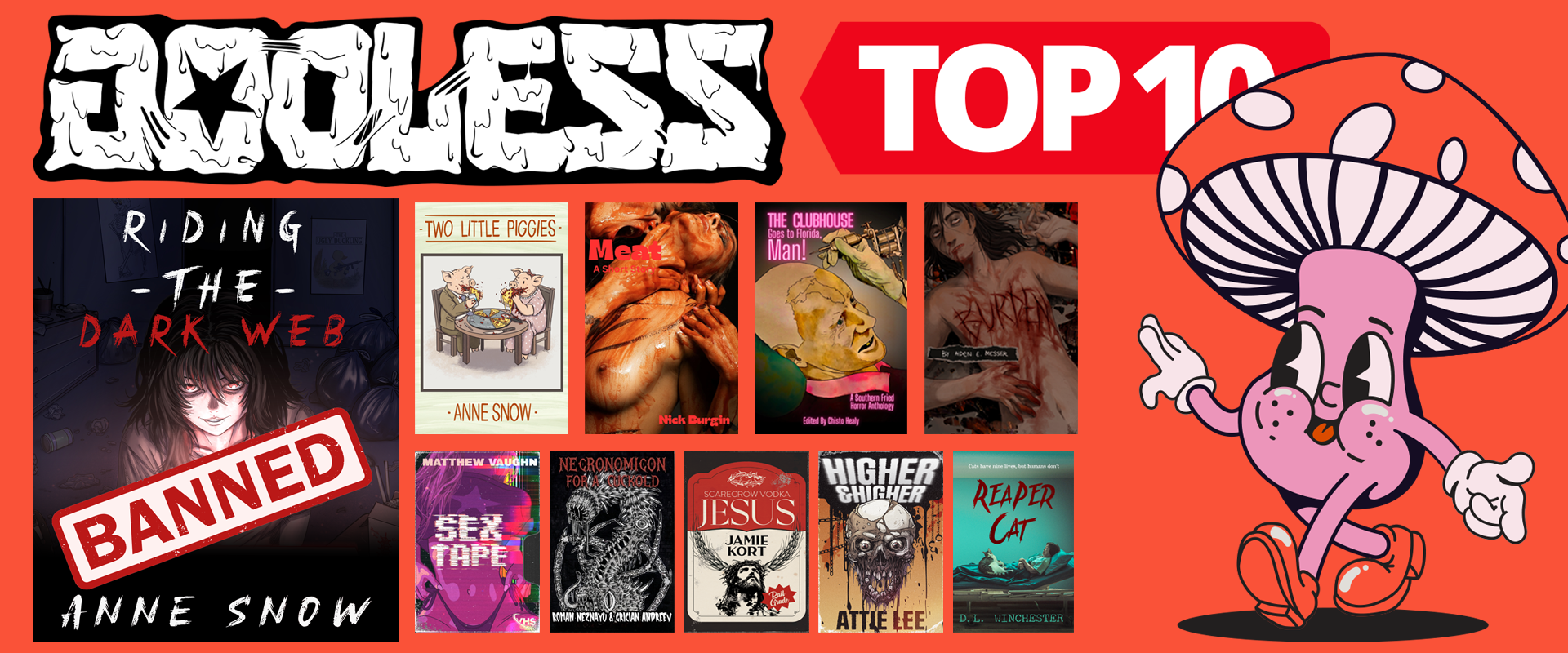 Horror books godless extreme horror books indie horror books underground horror books independent horror books splatterpunk horror books