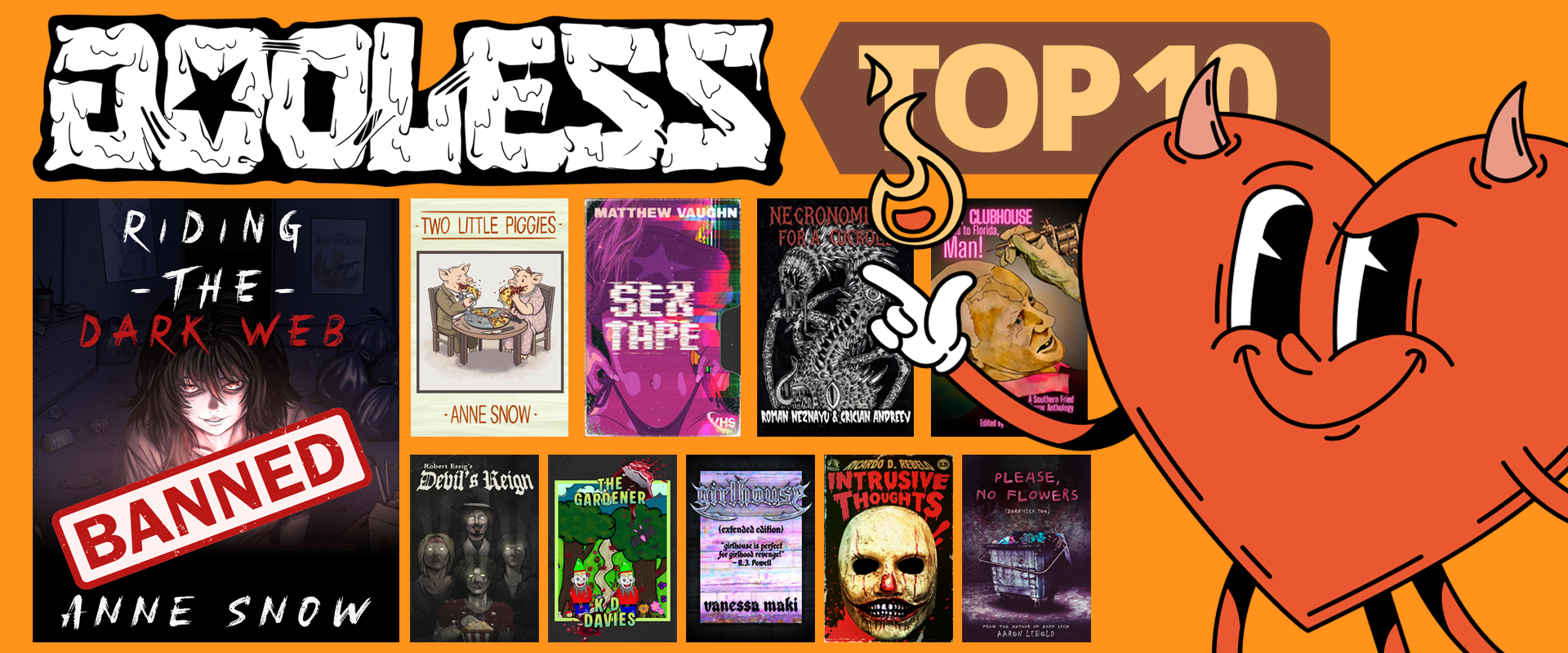 Horror books godless extreme horror books indie horror books underground horror books independent horror books splatterpunk horror books
