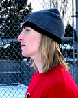Godless Industries - The Grey / Black Two Tone Knit Beanie