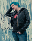 Godless Industries Black Tee Shirt Front