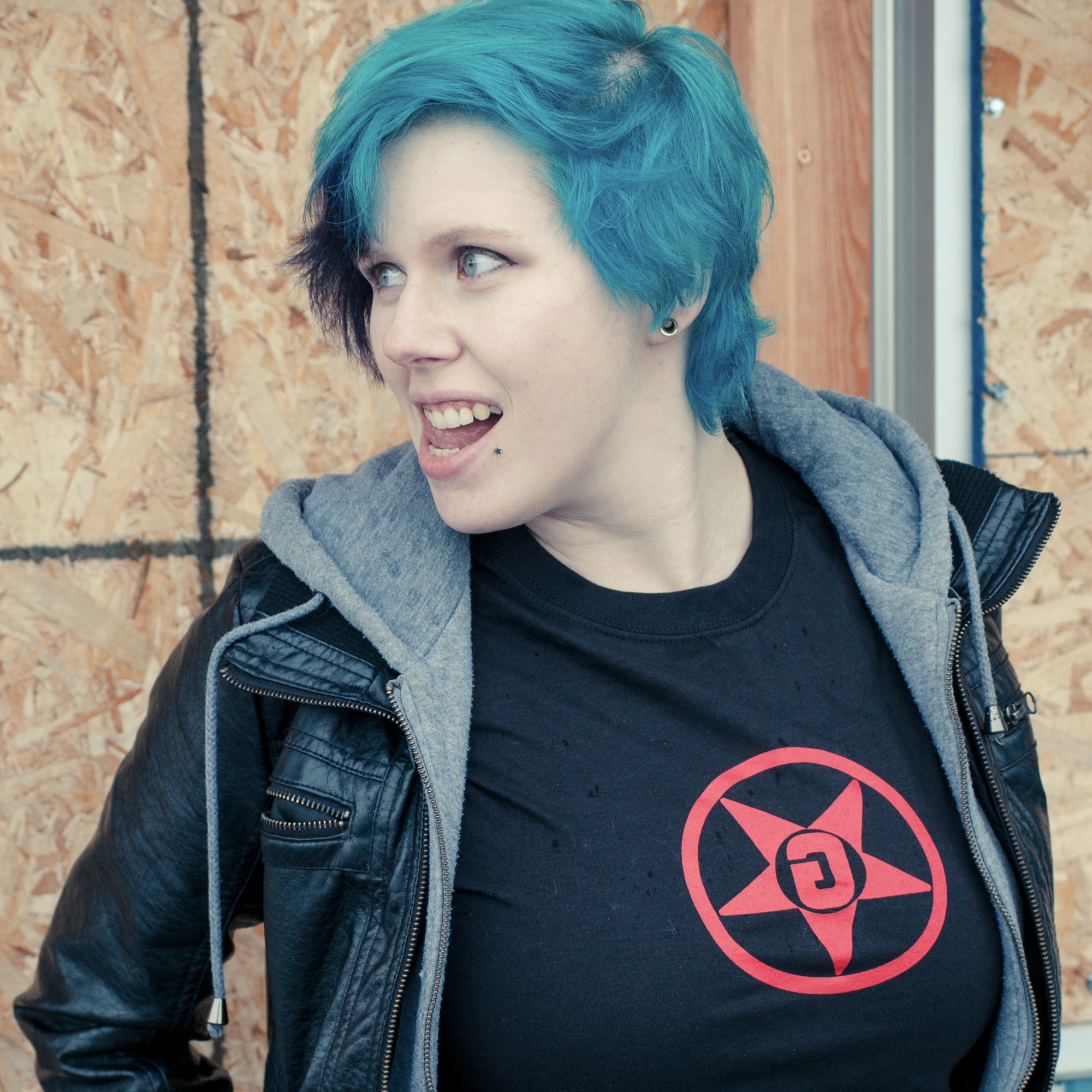 Godless Industries Black Tee Shirt Front