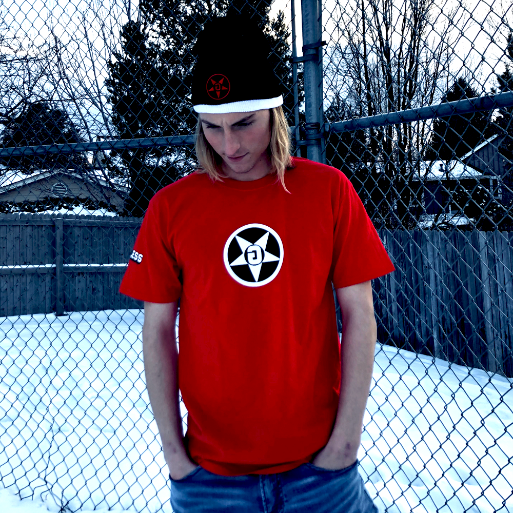 Godless Industries - The Black / White Two Tone Knit Beanie