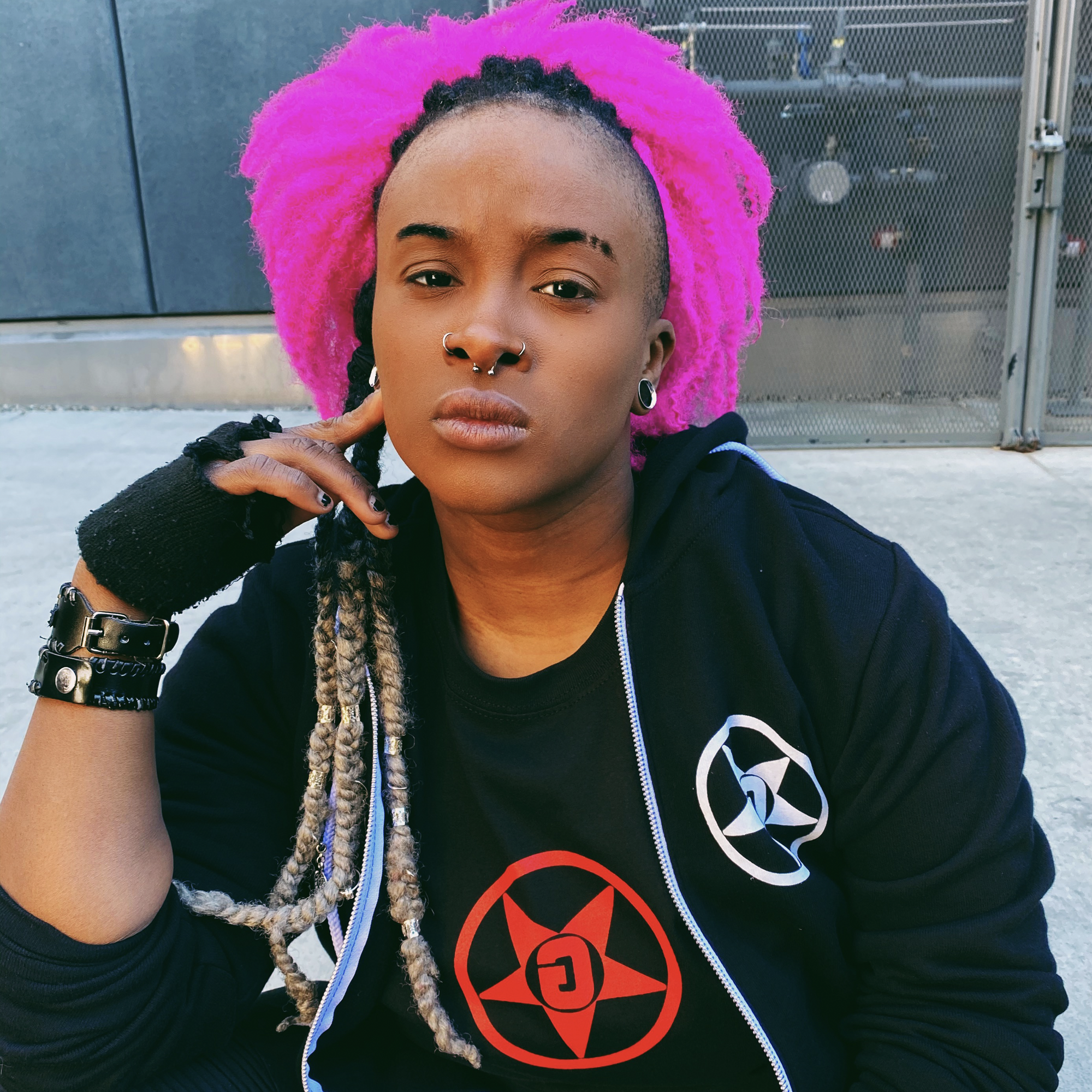 Godless Industries - The Black Zip Hoodie