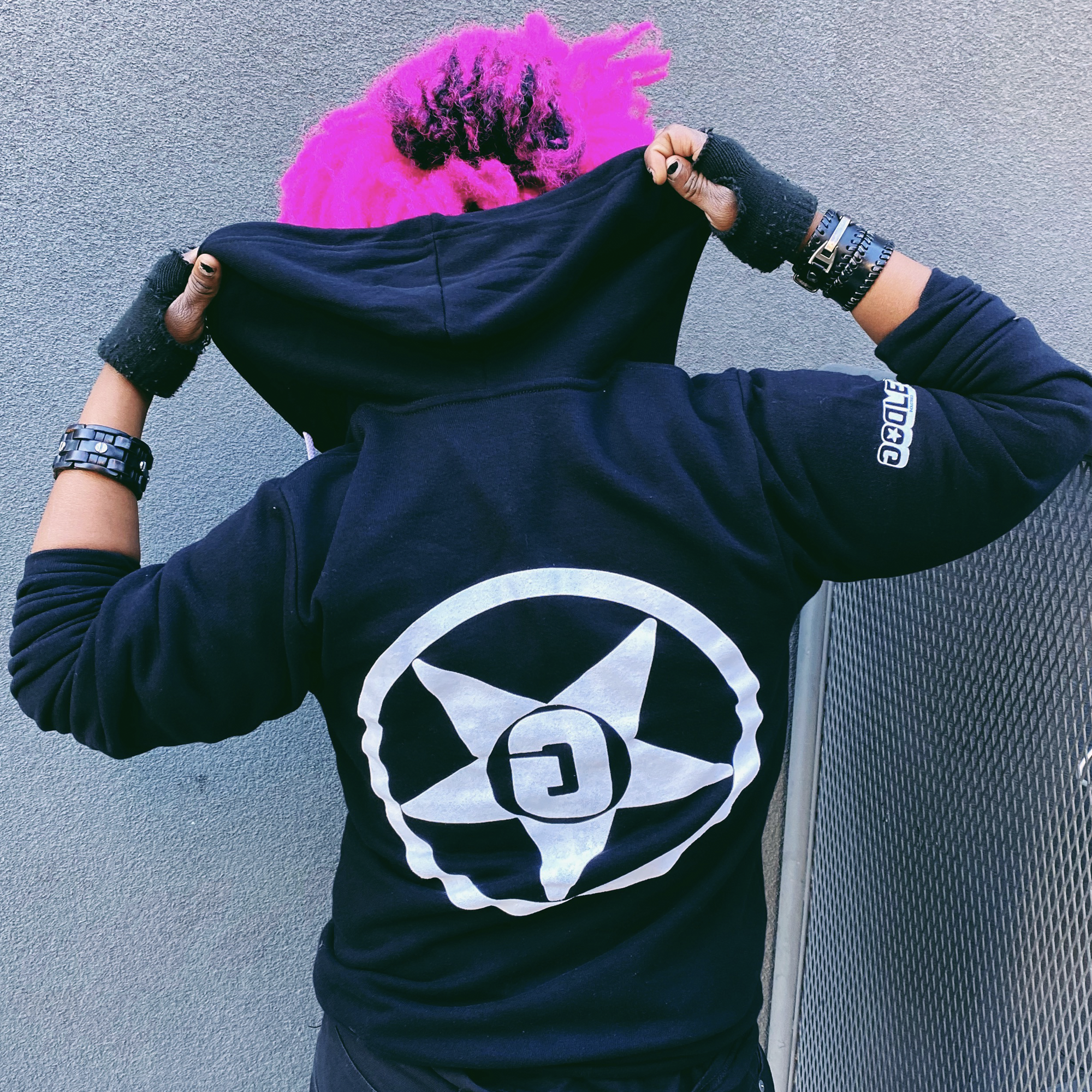Godless Industries - The Black Zip Hoodie
