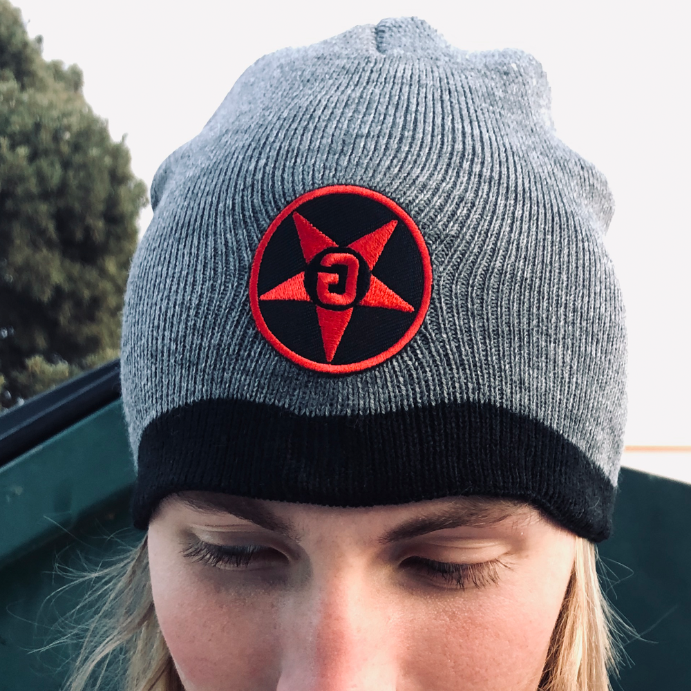 Godless Industries - The Grey / Black Two Tone Knit Beanie