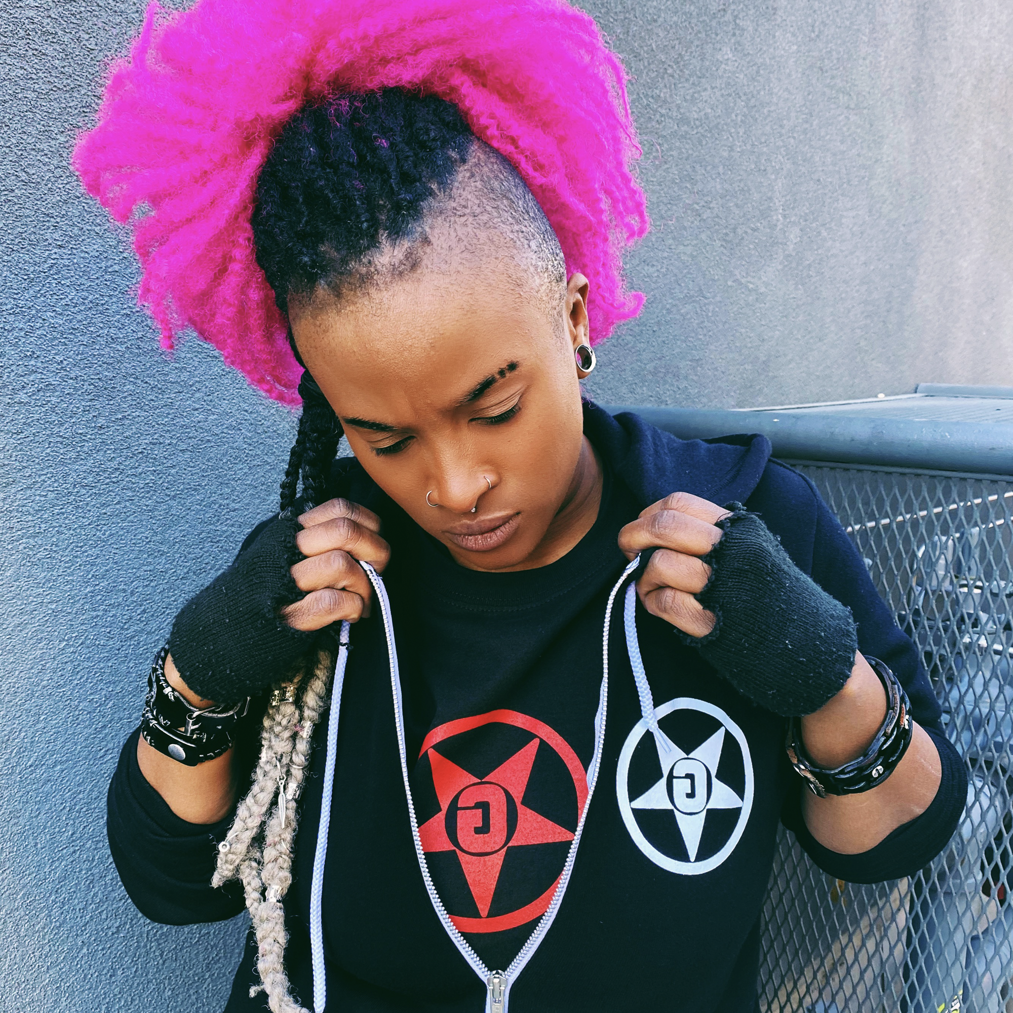 Godless Industries - The Black Zip Hoodie