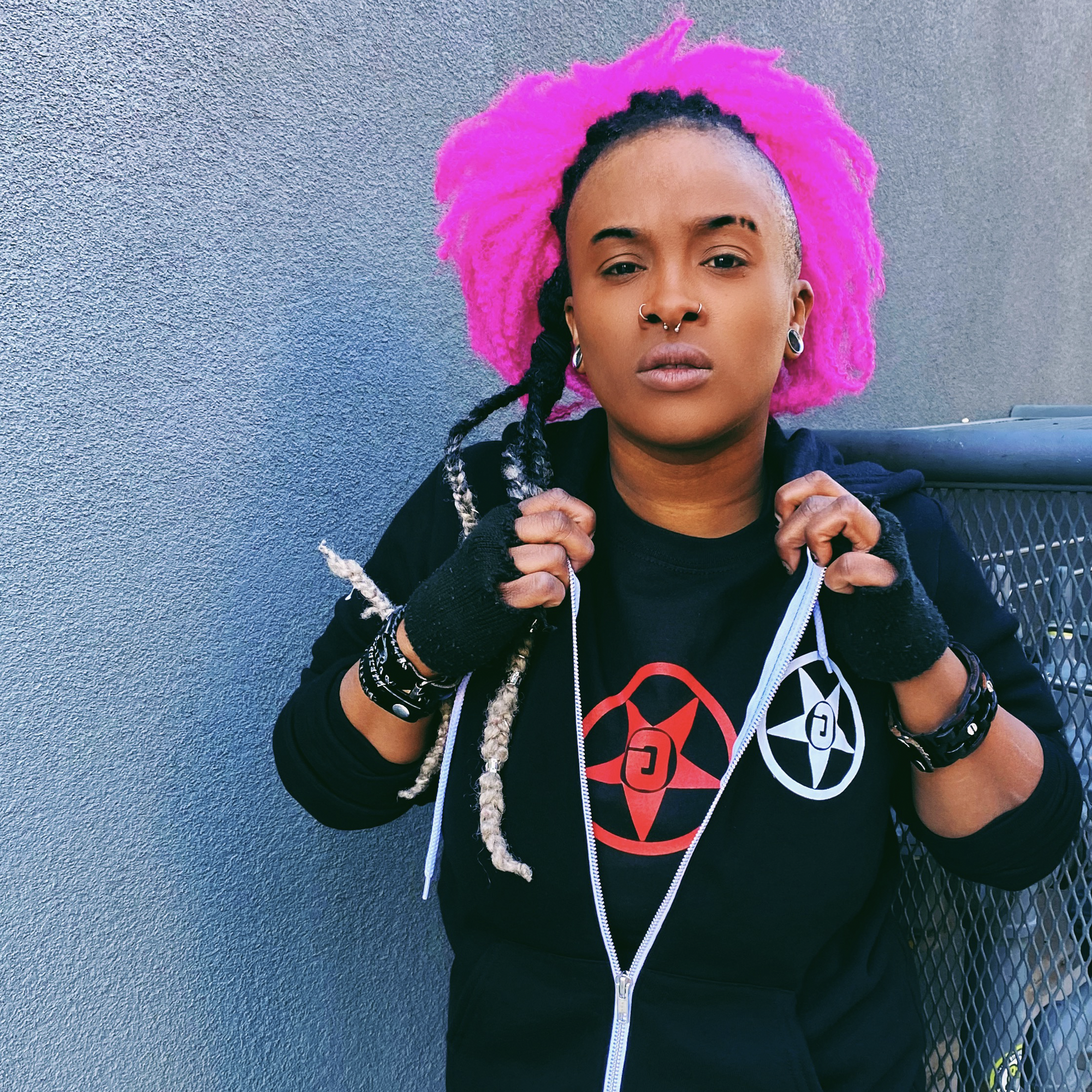 Godless Industries - The Black Zip Hoodie
