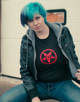 Godless Industries Black Tee Shirt Front