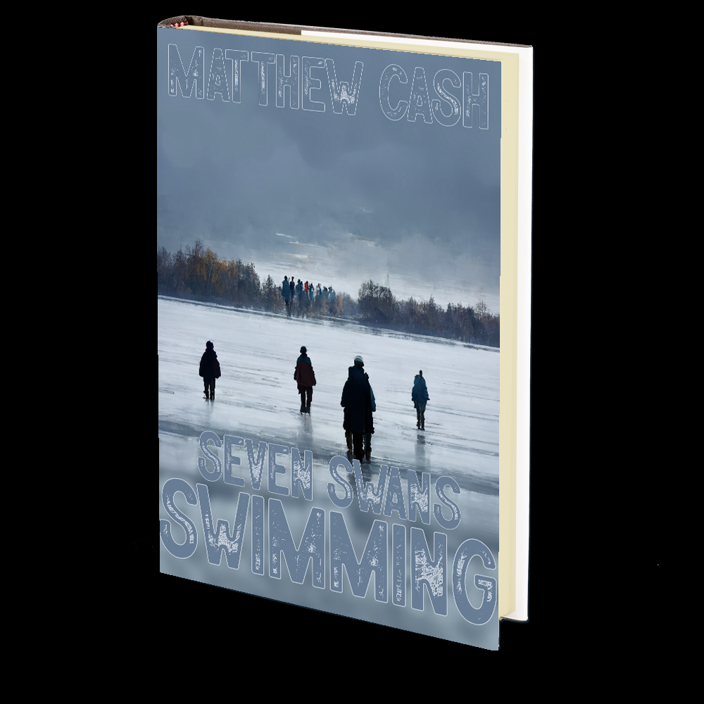 Seven Swans Swimming by Matthew Cash