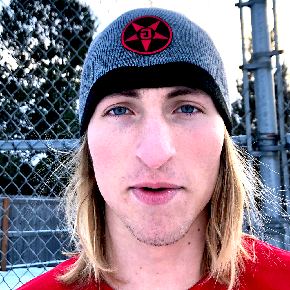 Godless Industries - The Grey / Black Two Tone Knit Beanie