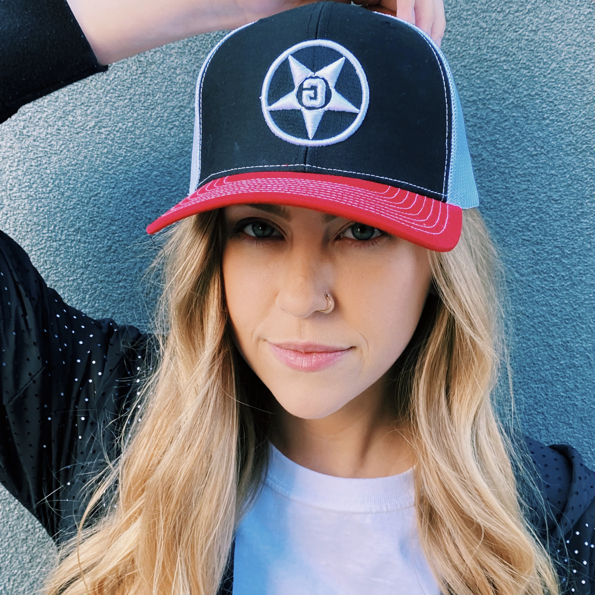 Godless Industries - The Black/Red/White Snapback Hat