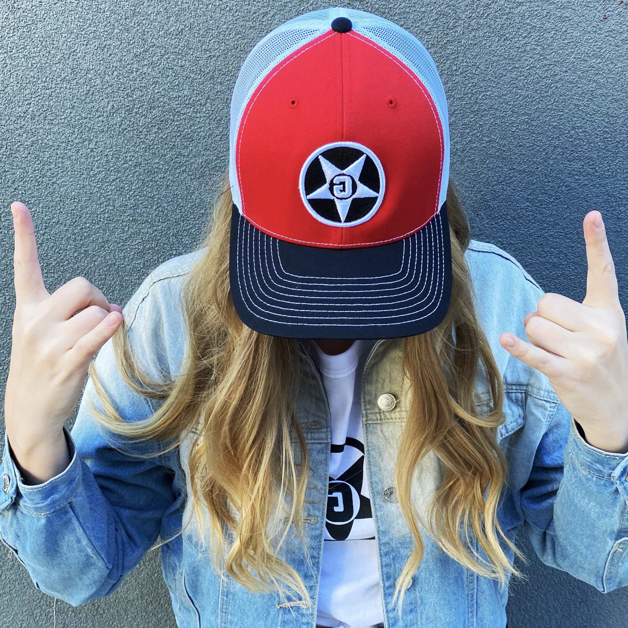 Godless Industries - The Red/Black/White Snapback Hat