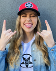 Godless Industries - The Red/Black/White Snapback Hat